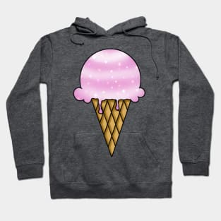 Galaxy Ice Cream - Strawberries and Cream Hoodie